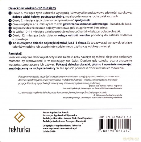 Nowa Seria Dobra Książeczka 6-12 miesięcy - Agnieszka Starok [KSIĄŻKA]