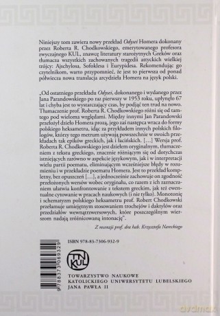 Odyseja. Przełożył, wstępem i przypisami opatrzył Robert Roman Chodkowski - Homer [KSIĄŻKA]