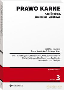 Prawo karne Część ogólna szczególna i wojskowa [KSIĄŻKA]