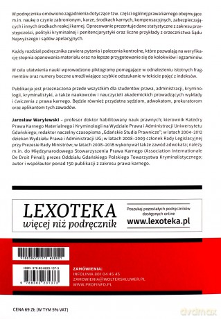 Prawo karne. Część ogólna (wyd. 8/2020) - Jarosław Warylewski [KSIĄŻKA]