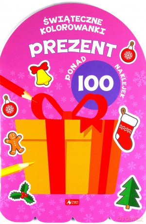 Prezent. Kolorowanka z naklejkami [KSIĄŻKA]