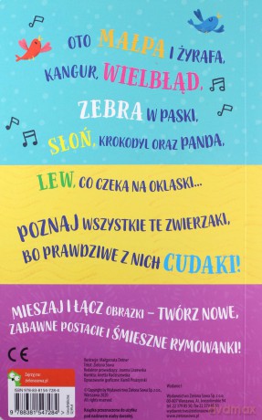 Przeplatanki rymowanki. Zwierzaki cudaki [KSIĄŻKA]