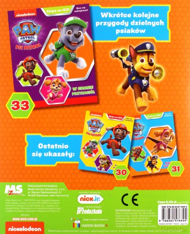 Psi patrol ekipa na 102! Nr 32 co za akcja! [KSIĄŻKA]