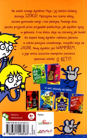 Szkolne szaleństwa. Nasz dyrektor jest wampirem! - Pamela Butchart [KSIĄŻKA]