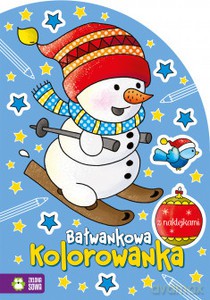 Świąteczne kolorowanki. Bałwankowa kolorowanka [KSIĄŻKA]