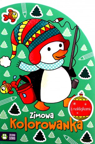 Świąteczne kolorowanki. Zimowa kolorowanka [KSIĄŻKA]