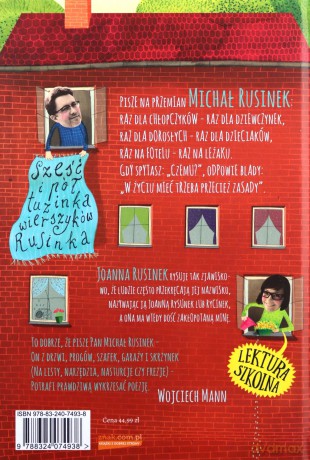 Wierszyki domowe. Sześć i pół tuzinka wierszyków Rusinka - Michał Rusinek [KSIĄŻKA]