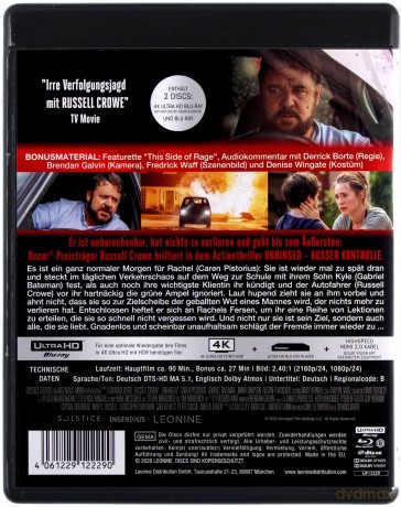 Unhinged (Nieobliczalny) [Blu-Ray 4K]+[Blu-Ray]