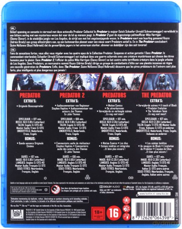 Predator 1-4 [4xBlu-Ray]