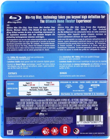 Fantastic Four (Fantastyczna Czwórka) [Blu-Ray]