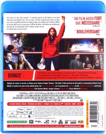 The Hate U Give (Nienawiść, którą dajesz) [Blu-Ray]
