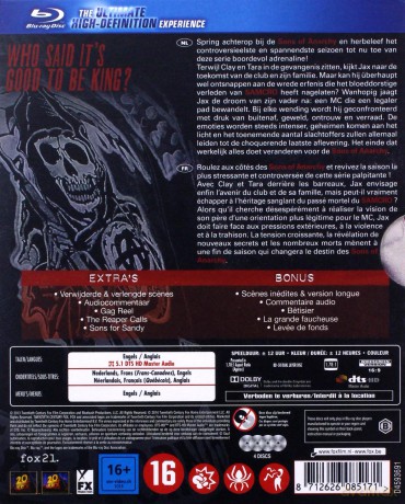 Sons of Anarchy Season 6 (Synowie Anarchii) [4xBlu-Ray]