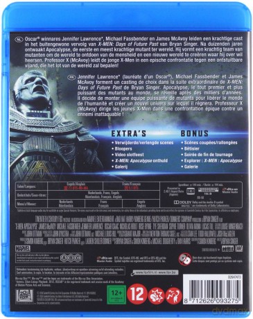 X-Men: Apocalypse [Blu-Ray 3D]+[Blu-Ray]