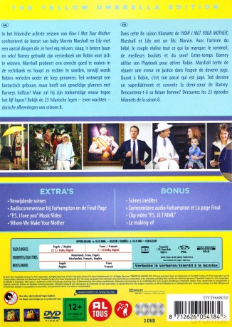 How I Met Your Mother Season 8 (Jak poznałem waszą matkę) [3DVD]