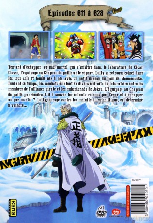 One Piece Vol. 3 (Episodes 611-628) [4DVD]