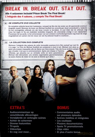Prison Break Season 1-4 (Skazany na śmierć) [23DVD]