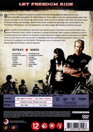 Sons of Anarchy Season 1 (Synowie anarchii) [4DVD]
