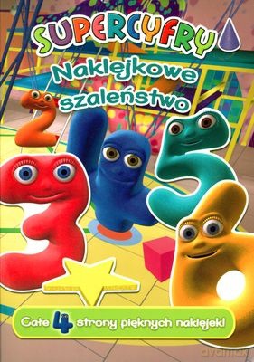Supercyfry Naklejkowe Szaleństwo [KSIĄŻKA]