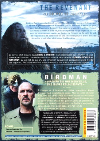 The Revenant / Birdman (Zjawa) [2DVD]