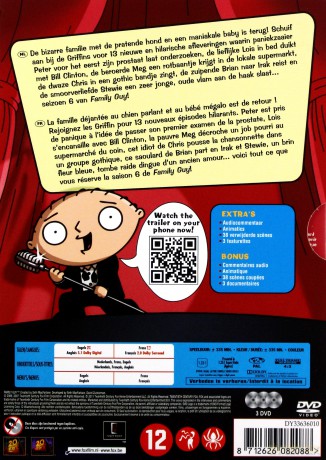 Family Guy Season 6 (Głowa rodziny) [3DVD]