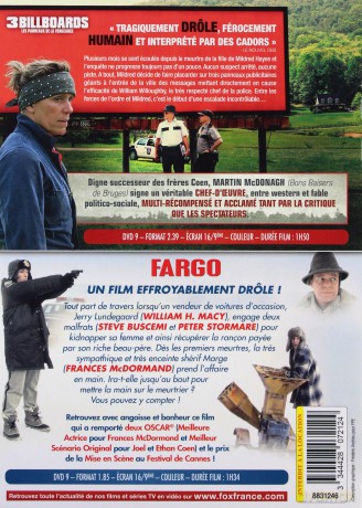 Three Billboards Outside Ebbing, Missouri / Fargo [BOX] [2DVD]