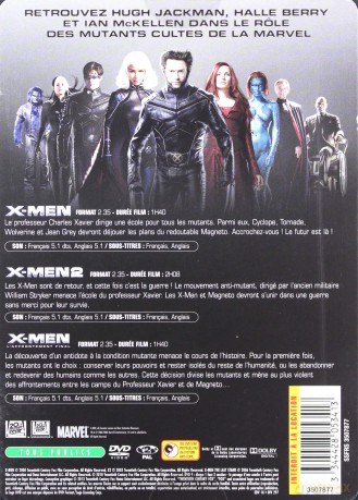X-Men Trilogy (X-Men / X-Men 2 / X-Men: Ostatni bastion) [BOX] [3DVD]