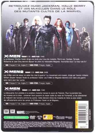 X-Men Trilogy (X-Men / X-Men 2 / X-Men: Ostatni bastion) [BOX] [3DVD]