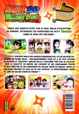 Naruto SD: Rock Lee & His Ninja Pals vol. 1 [5DVD]