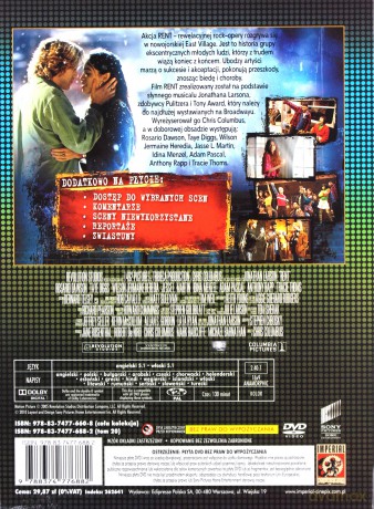 RENT (Musicale) (booklet) [DVD]