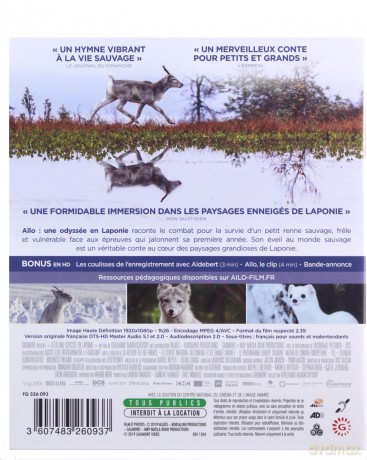 A Reindeer's Journey (Młody renifer Alex) [Blu-Ray]