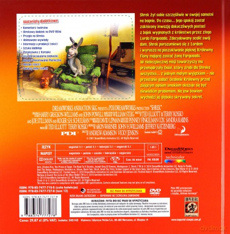 Shrek (booklet) [DVD] 