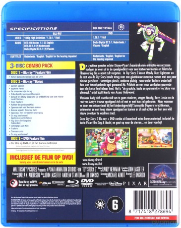 Toy Story 3 [Blu-Ray]+[DVD]