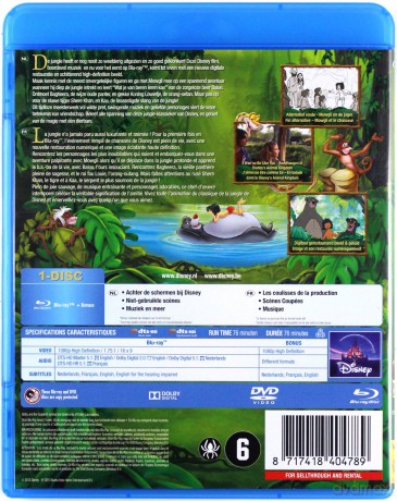 The Jungle Book (Księga dżungli) [Blu-Ray]