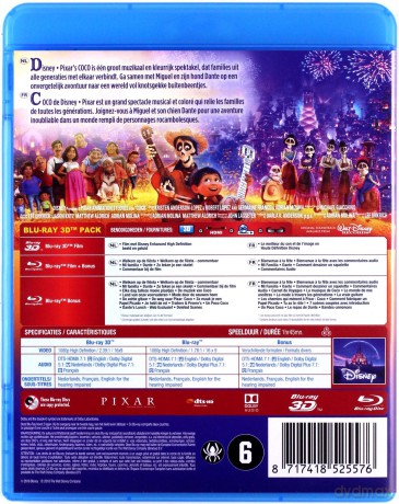 Coco (Disney) [Blu-Ray 3D]+[Blu-Ray]