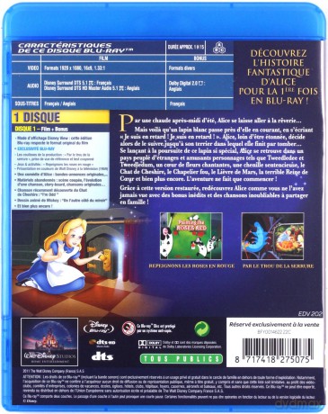Alice in Wonderland (Alicja w Krainie Czarów) [Blu-Ray]