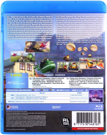 Planes: Fire & Rescue (Samoloty 2) (Disney) [Blu-Ray]