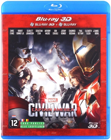 Captain America: Civil War (Kapitan Ameryka: Wojna bohaterów) [Blu-Ray 3D]+[Blu-Ray]