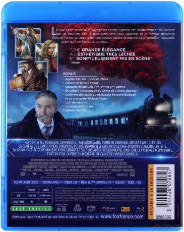 Murder on the Orient Express (Morderstwo w Orient Expressie) [Blu-Ray]
