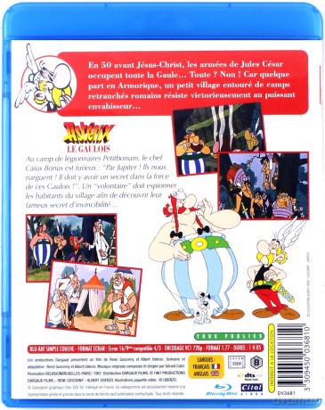 Asterix the Gaul (Przygody Galla Asteriksa) [Blu-Ray]