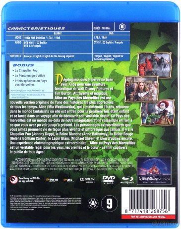 Alice in Wonderland (Alicja w Krainie Czarów) [Blu-Ray]