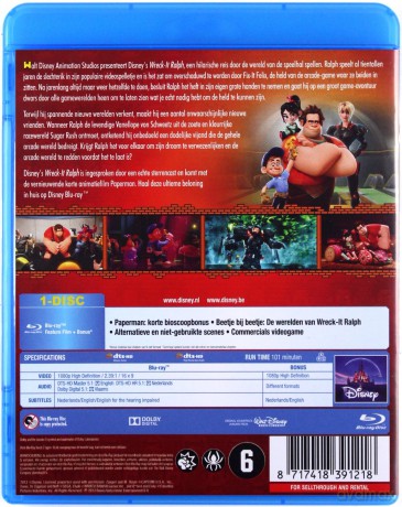 Wreck-It Ralph (Ralph Demolka) [Blu-Ray]
