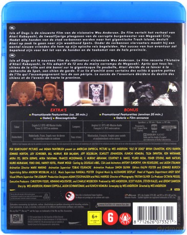 Isle of dogs (Wyspa psów) [Blu-Ray]