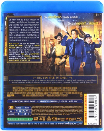 Night at the Museum: Secret of the Tomb (Noc w muzeum: Tajemnica grobowca) [Blu-Ray]