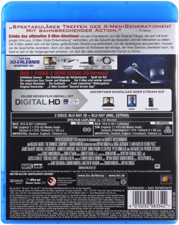 X-Men: Przeszłość, która nadejdzie [Blu-Ray 3D]+[Blu-Ray]