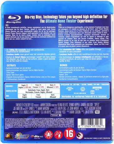 Speed (Speed - niebezpieczna prędkość) [Blu-Ray]