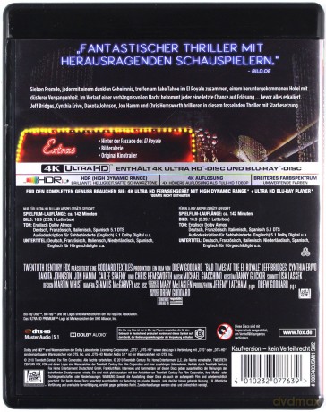 Źle się dzieje w El Royale [Blu-Ray 4K]+[Blu-Ray]