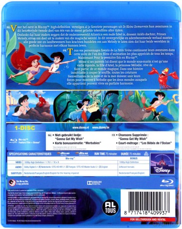 Mała Syrenka 2: Powrót do morza (Disney) [Blu-Ray]