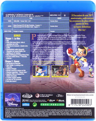 Pinocchio (Pinokio) (70th Anniversary Edition) [2xBlu-Ray]