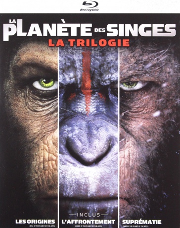 The Planet of the Apes Trilogy (Geneza planety małp | Ewolucja planety małp | Wojna o planetę małp) [BOX] [3xBlu-Ray]
