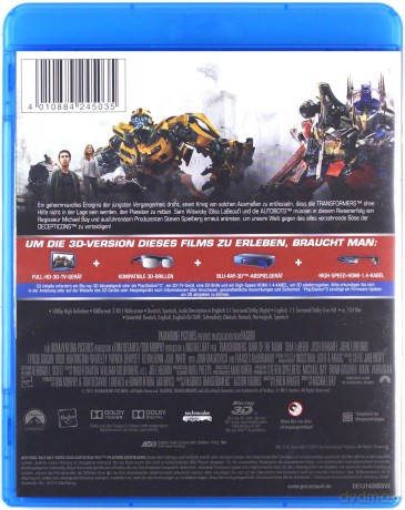 Transformers: Dark of the Moon (Transformers 3) [Blu-Ray 3D]